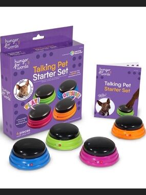 Talking Pet Starter Set 4 buttons Dog Training NIB